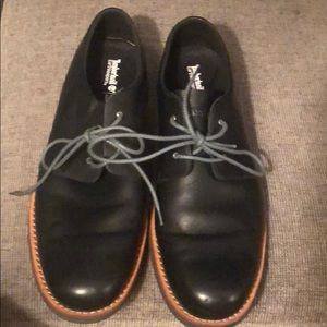 Black Timberland Oxford shoe